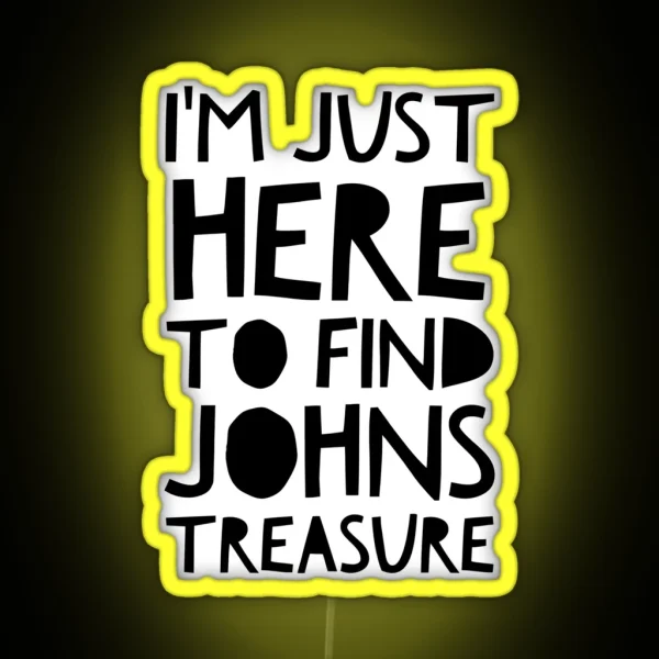 John S Treasure Scribble RGB Neon Sign