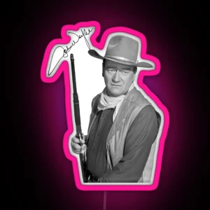 John Wayne Signature The Duke RGB Neon Sign