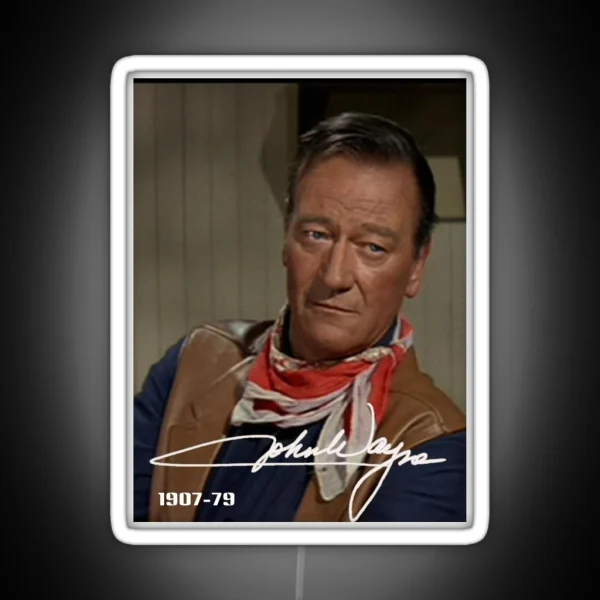 John Wayne The Duke RGB Neon Sign