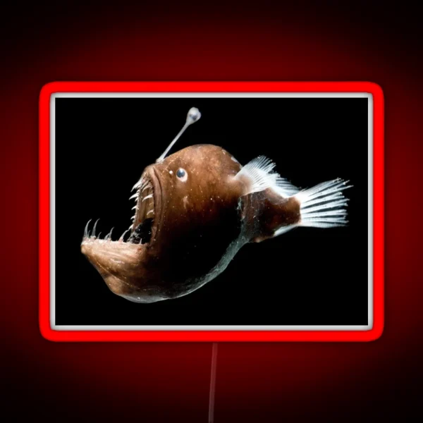 Johnson S Abyssal Deep Sea Angler Fish RGB Neon Sign