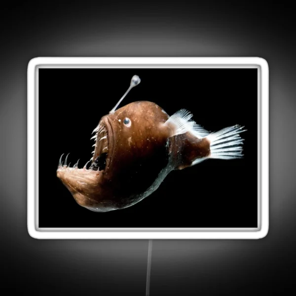 Johnson S Abyssal Deep Sea Angler Fish RGB Neon Sign