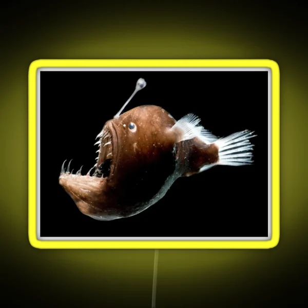 Johnson S Abyssal Deep Sea Angler Fish RGB Neon Sign