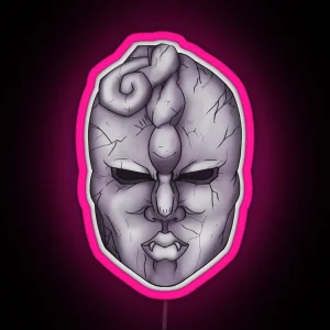 Jojos Stone Mask RGB Neon Sign