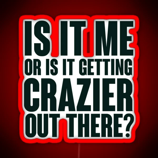 Joker Crazier Quote RGB Neon Sign