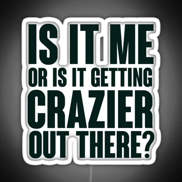 Joker Crazier Quote RGB Neon Sign