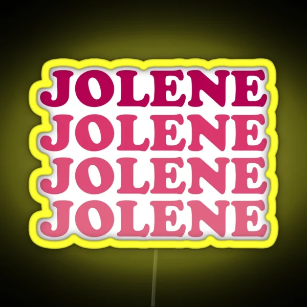 Jolene Jolene Jolene Joleeeene RGB Neon Sign