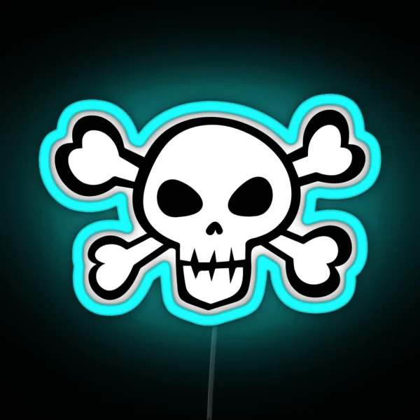Jolly Roger RGB Neon Sign
