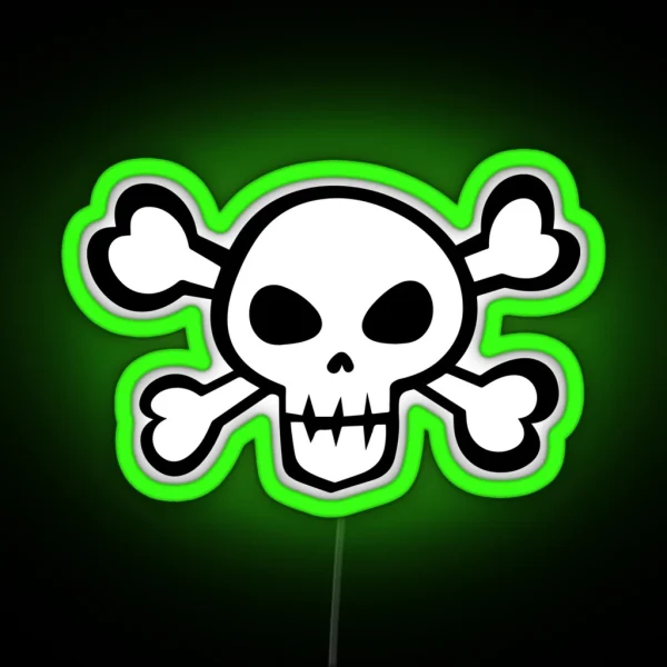 Jolly Roger RGB Neon Sign