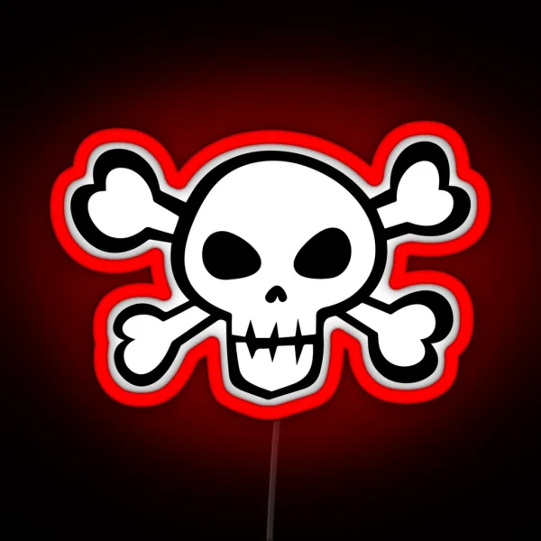 Jolly Roger RGB Neon Sign