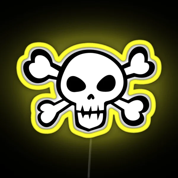 Jolly Roger RGB Neon Sign