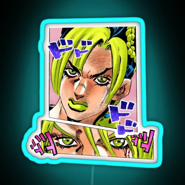 Jolyne Cujho Jojos RGB Neon Sign