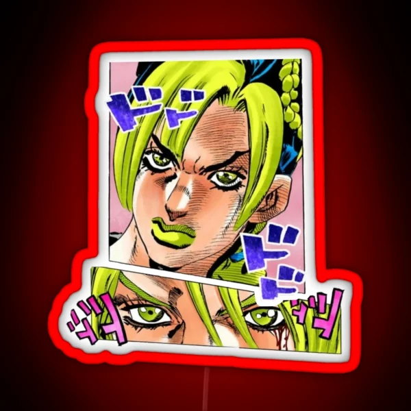 Jolyne Cujho Jojos RGB Neon Sign