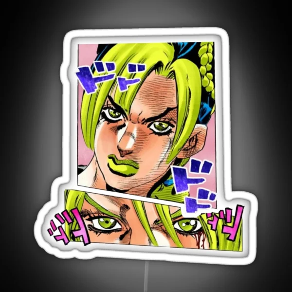 Jolyne Cujho Jojos RGB Neon Sign