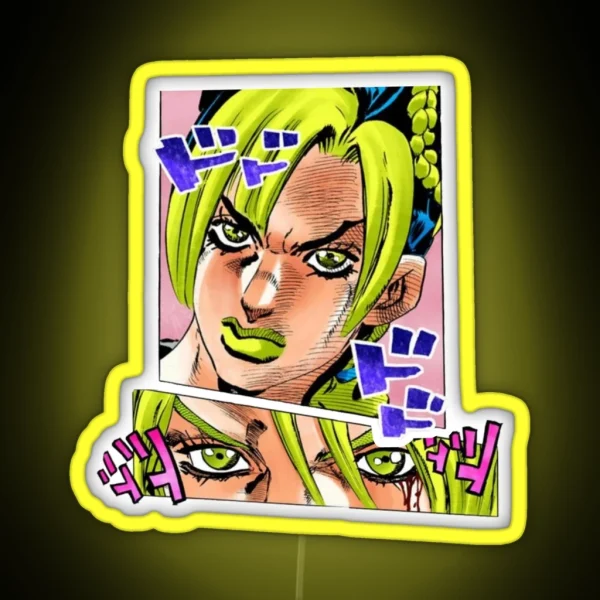 Jolyne Cujho Jojos RGB Neon Sign