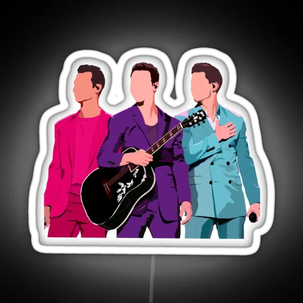 Jonas Brother Happiness Tour Led RGB Neon Sign