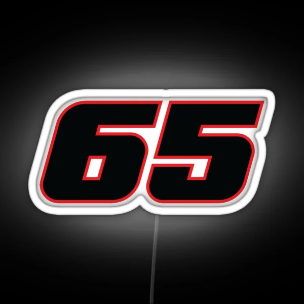 Jonathan Rea Race Number 65 RGB Neon Sign