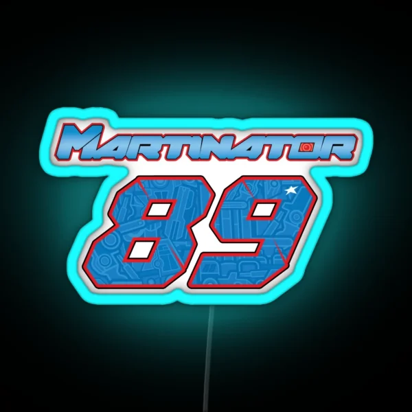 Jorge Martin 89 Martinator RGB Neon Sign