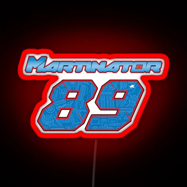 Jorge Martin 89 Martinator RGB Neon Sign
