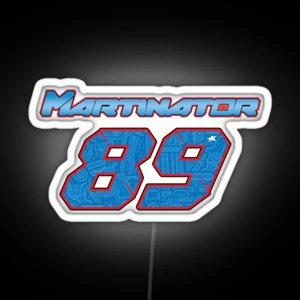 Jorge Martin 89 Martinator RGB Neon Sign