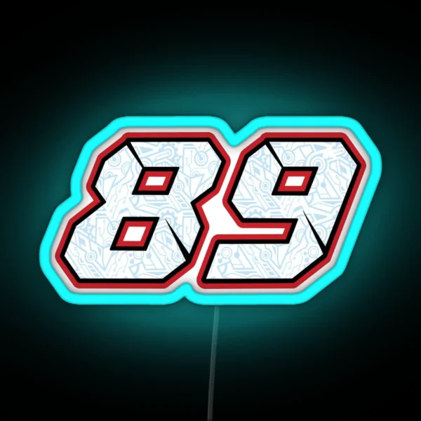 Jorge Martin Number 89 RGB Neon Sign