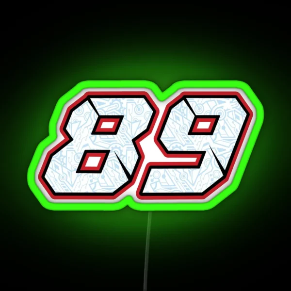 Jorge Martin Number 89 RGB Neon Sign