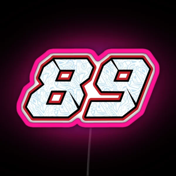 Jorge Martin Number 89 RGB Neon Sign
