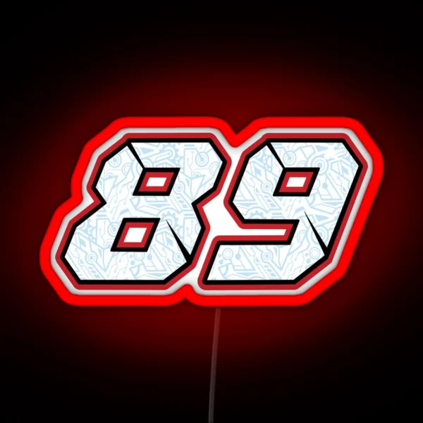 Jorge Martin Number 89 RGB Neon Sign