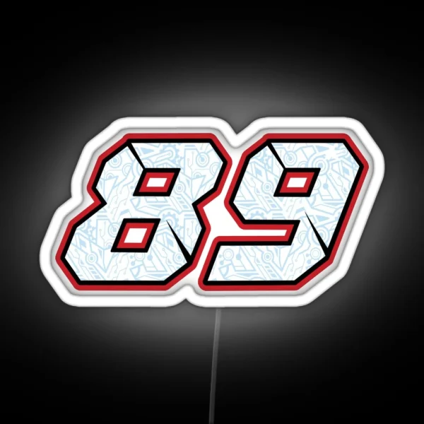 Jorge Martin Number 89 RGB Neon Sign