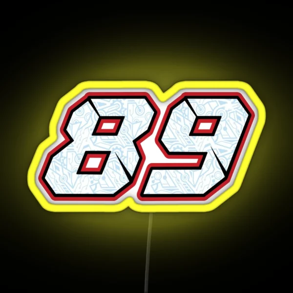 Jorge Martin Number 89 RGB Neon Sign