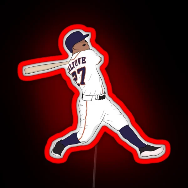 Jose Altuve RGB Neon Sign