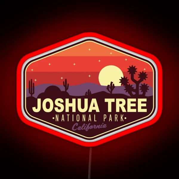 Joshua Tree National Park RGB Neon Sign