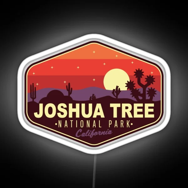 Joshua Tree National Park RGB Neon Sign