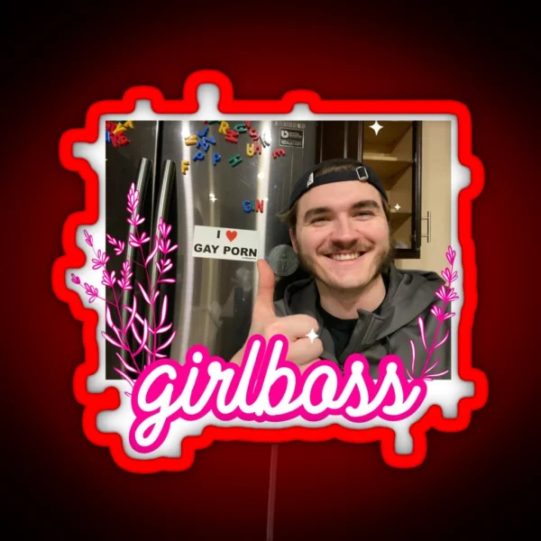 Jschlatt Girlboss RGB Neon Sign