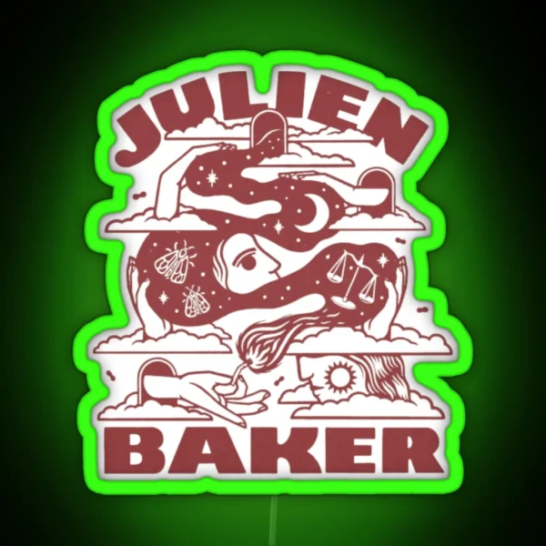 Julien Baker Cloudhead RGB Neon Sign