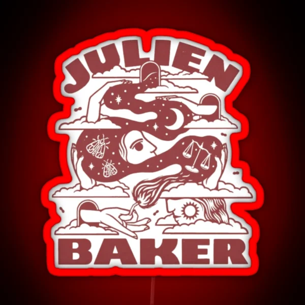 Julien Baker Cloudhead RGB Neon Sign