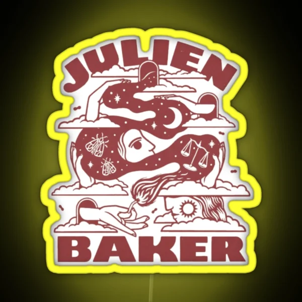 Julien Baker Cloudhead RGB Neon Sign