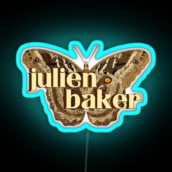 Julien Baker Moth RGB Neon Sign