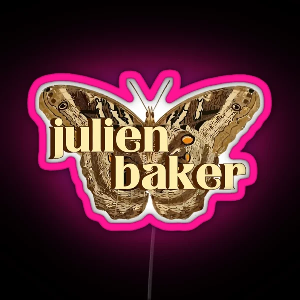 Julien Baker Moth RGB Neon Sign