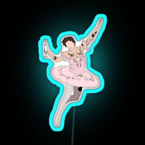 Jumping Ballerina Harry RGB Neon Sign