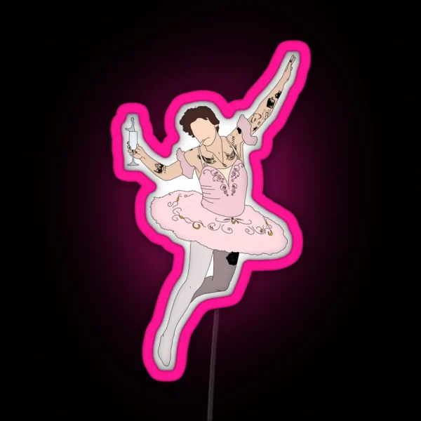 Jumping Ballerina Harry RGB Neon Sign