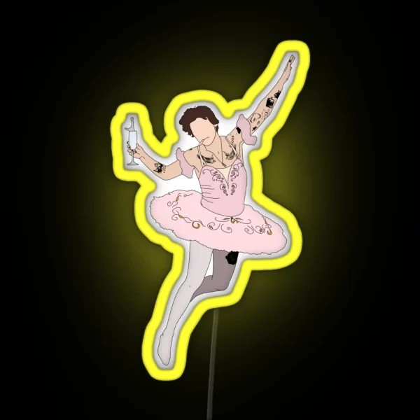 Jumping Ballerina Harry RGB Neon Sign