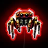 Jumping Spider Led Cute Spider Spider Led Spider Lover Gift Jumping Spider Arachnid Led A Great Gift For Spider Lovers RGB Neon Sign - Image 2