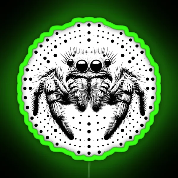 Jumping Spider RGB Neon Sign