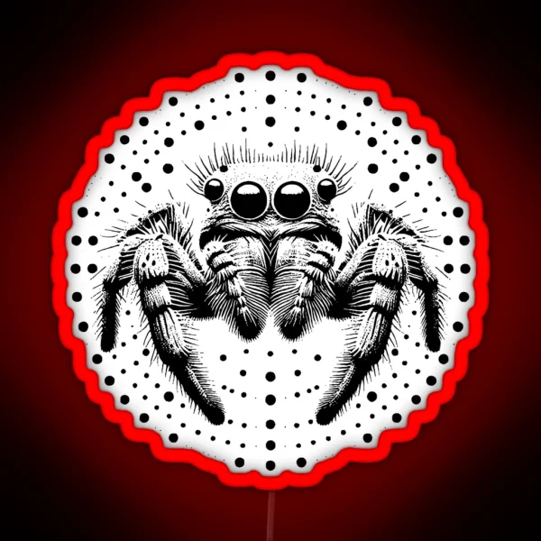 Jumping Spider RGB Neon Sign