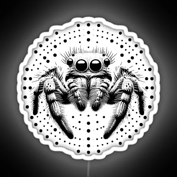 Jumping Spider RGB Neon Sign