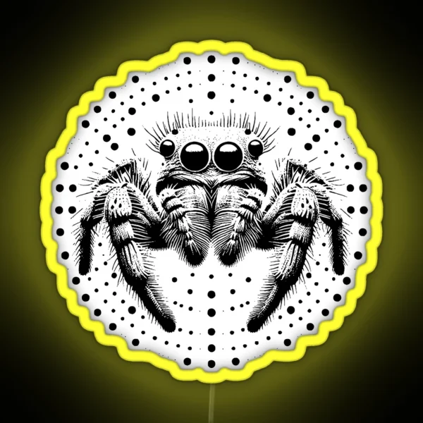 Jumping Spider RGB Neon Sign