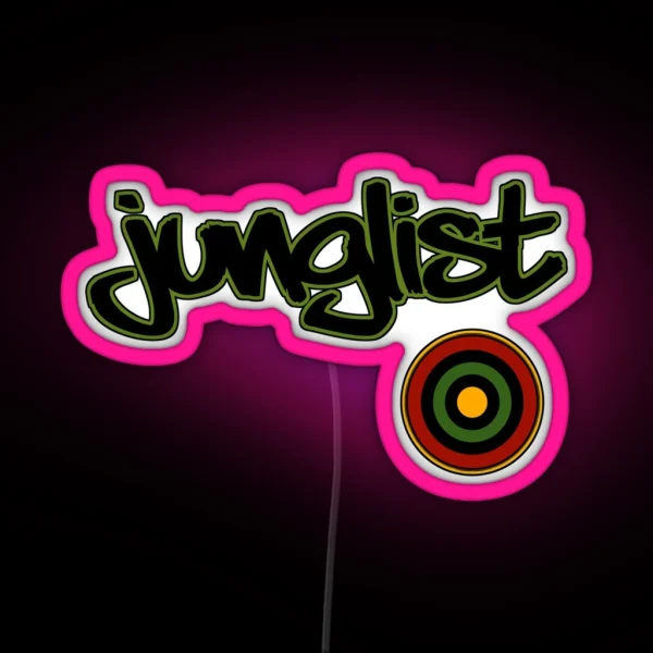 Junglist Side Target RGB Neon Sign
