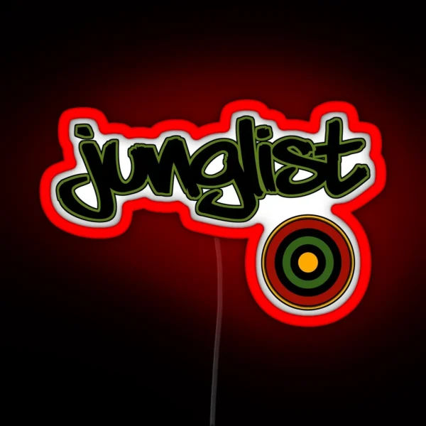 Junglist Side Target RGB Neon Sign
