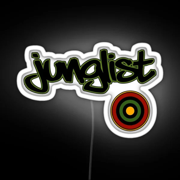 Junglist Side Target RGB Neon Sign
