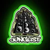 Junglist Speaker Stack Camo RGB Neon Sign - Image 3